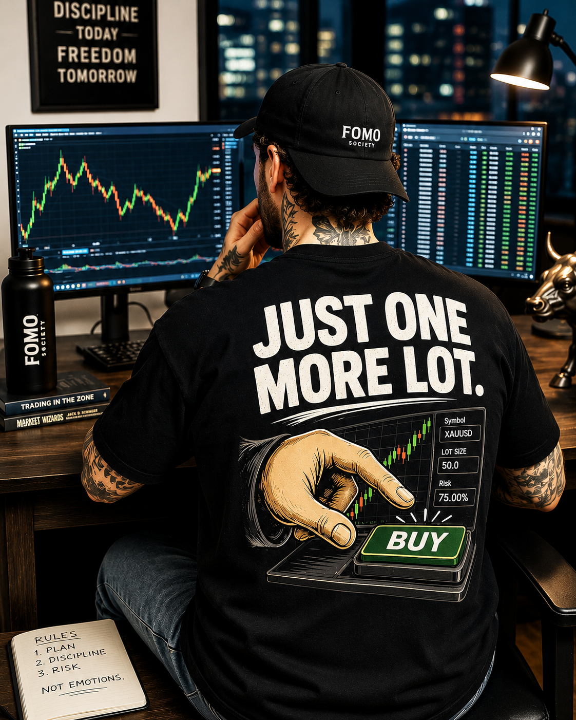 Trading humour. Streetwear attitude.